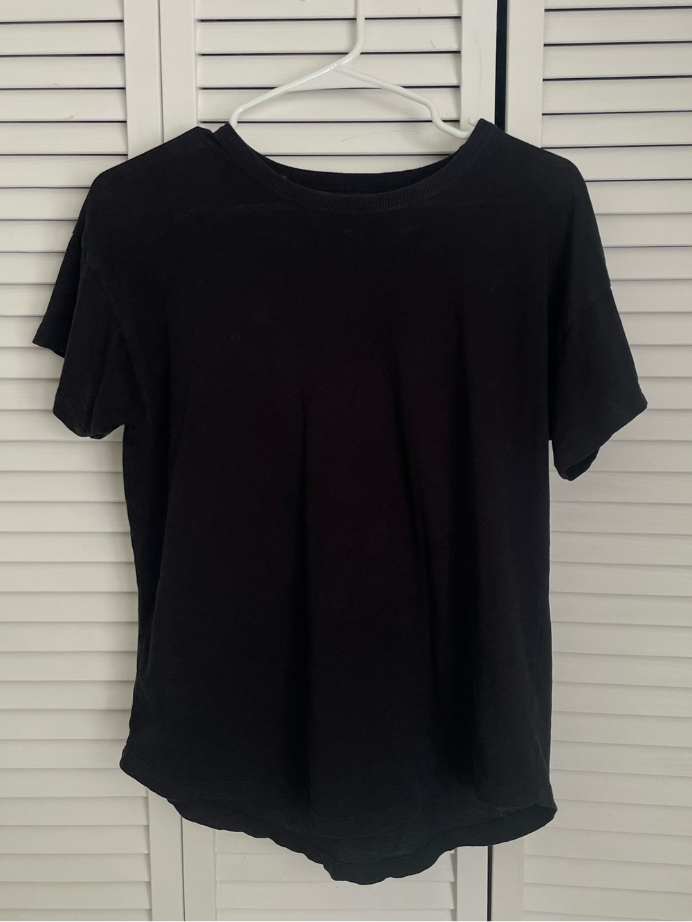 Madewell Basic Lightweight Black Tee